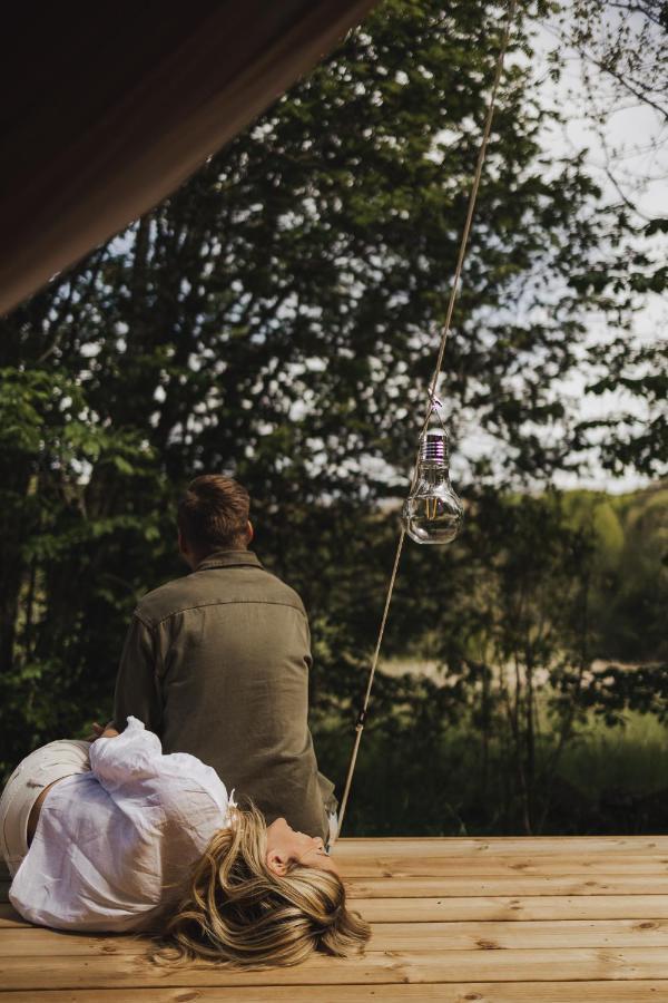 Falkeroed - Lyxig Glamping I Naturreservat Ink Frukost グレベスタッド エクステリア 写真