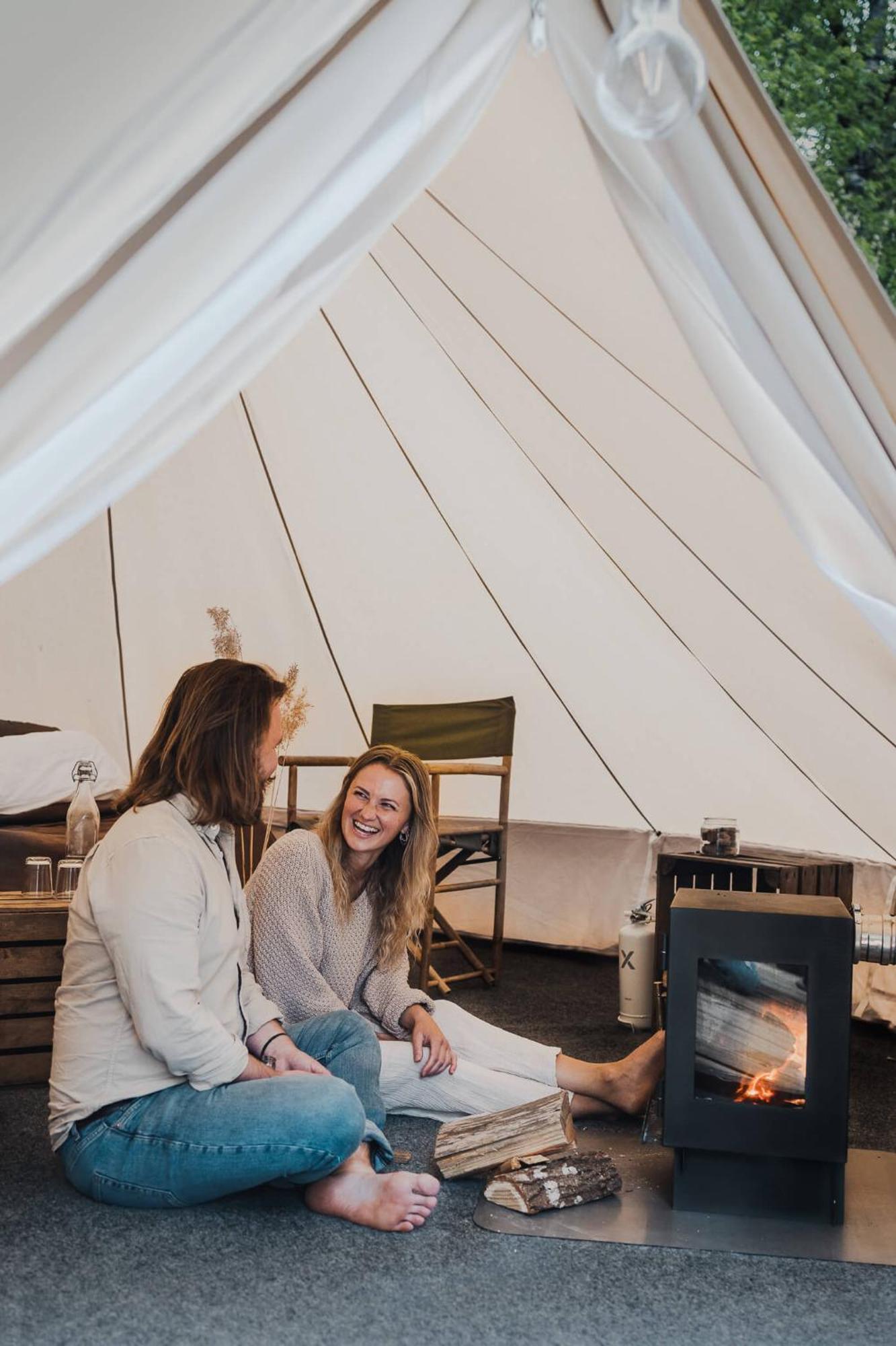 Falkeroed - Lyxig Glamping I Naturreservat Ink Frukost グレベスタッド エクステリア 写真