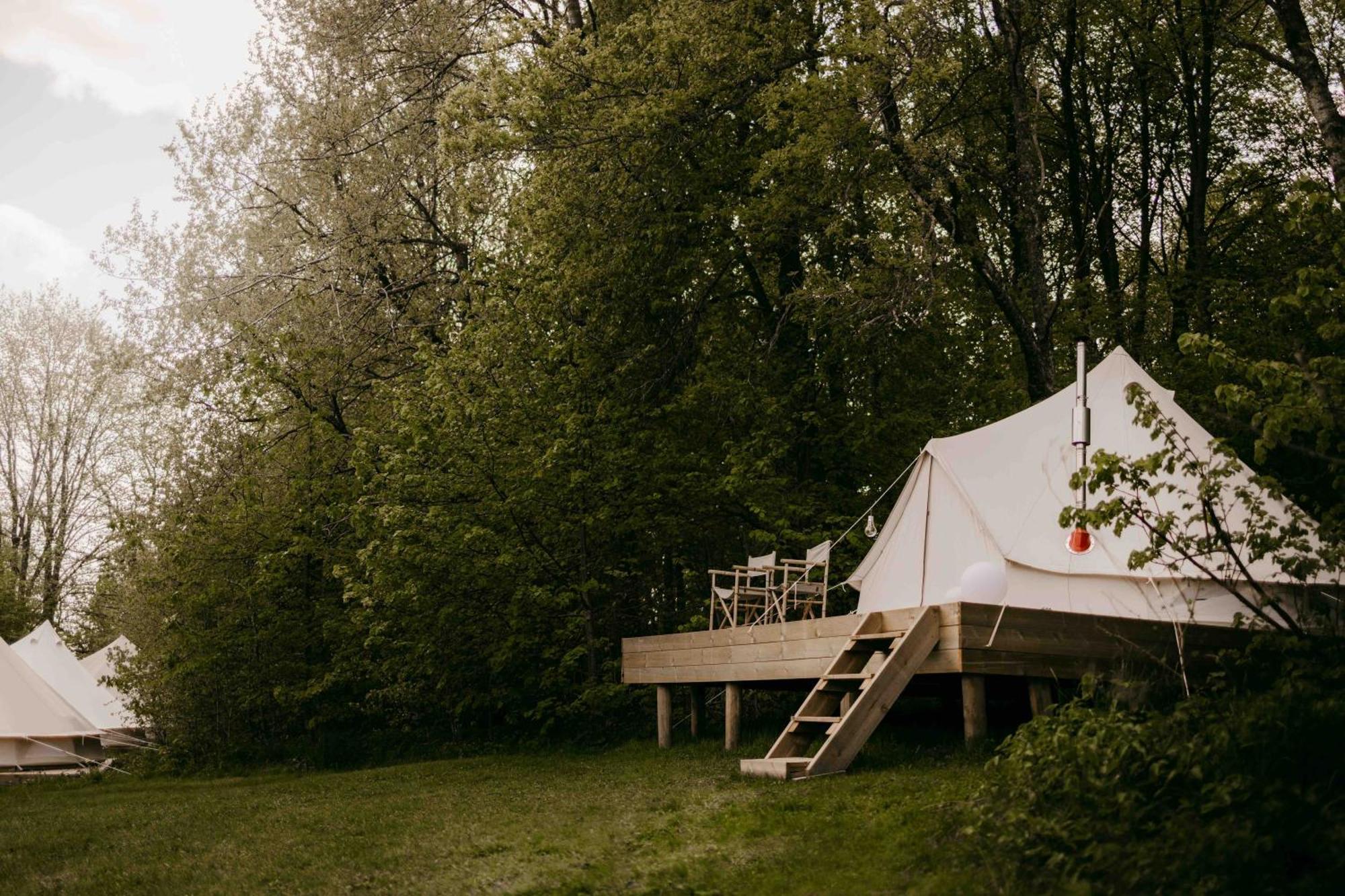 Falkeroed - Lyxig Glamping I Naturreservat Ink Frukost グレベスタッド エクステリア 写真