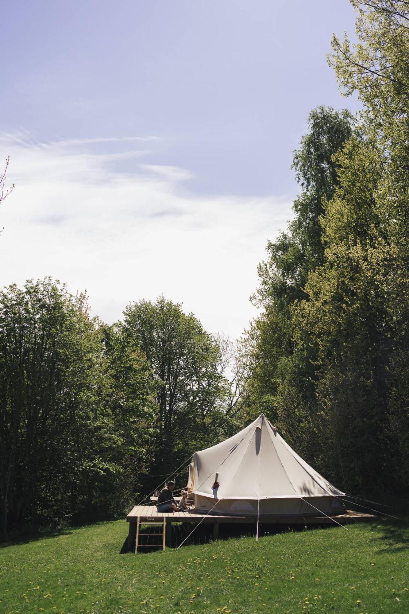 Falkeroed - Lyxig Glamping I Naturreservat Ink Frukost グレベスタッド エクステリア 写真